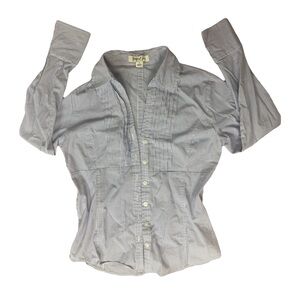 Striped Button-Up Shirt